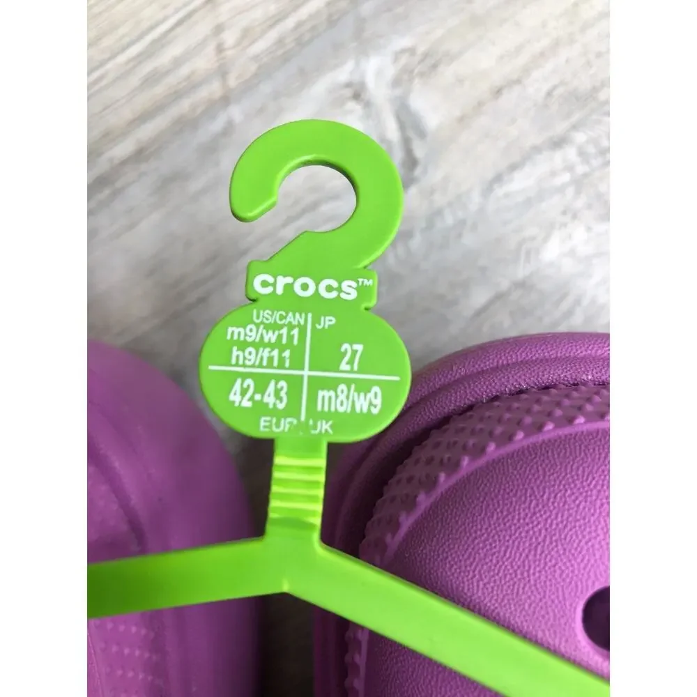 Crocs Stomp Clog Bubble Purple M 9/ W 11 Chunky Platform NWT